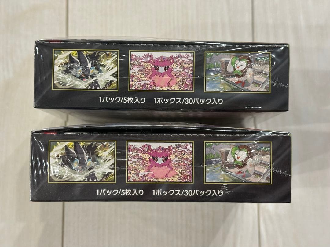 シュリンク付き 2BOX ポケモンカード ムニキスゼロ