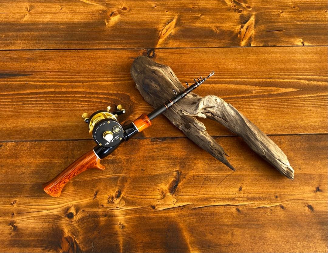 テレスコロッド　ベイト　スピニング　2本セット　5ft3inch トラウトロッド