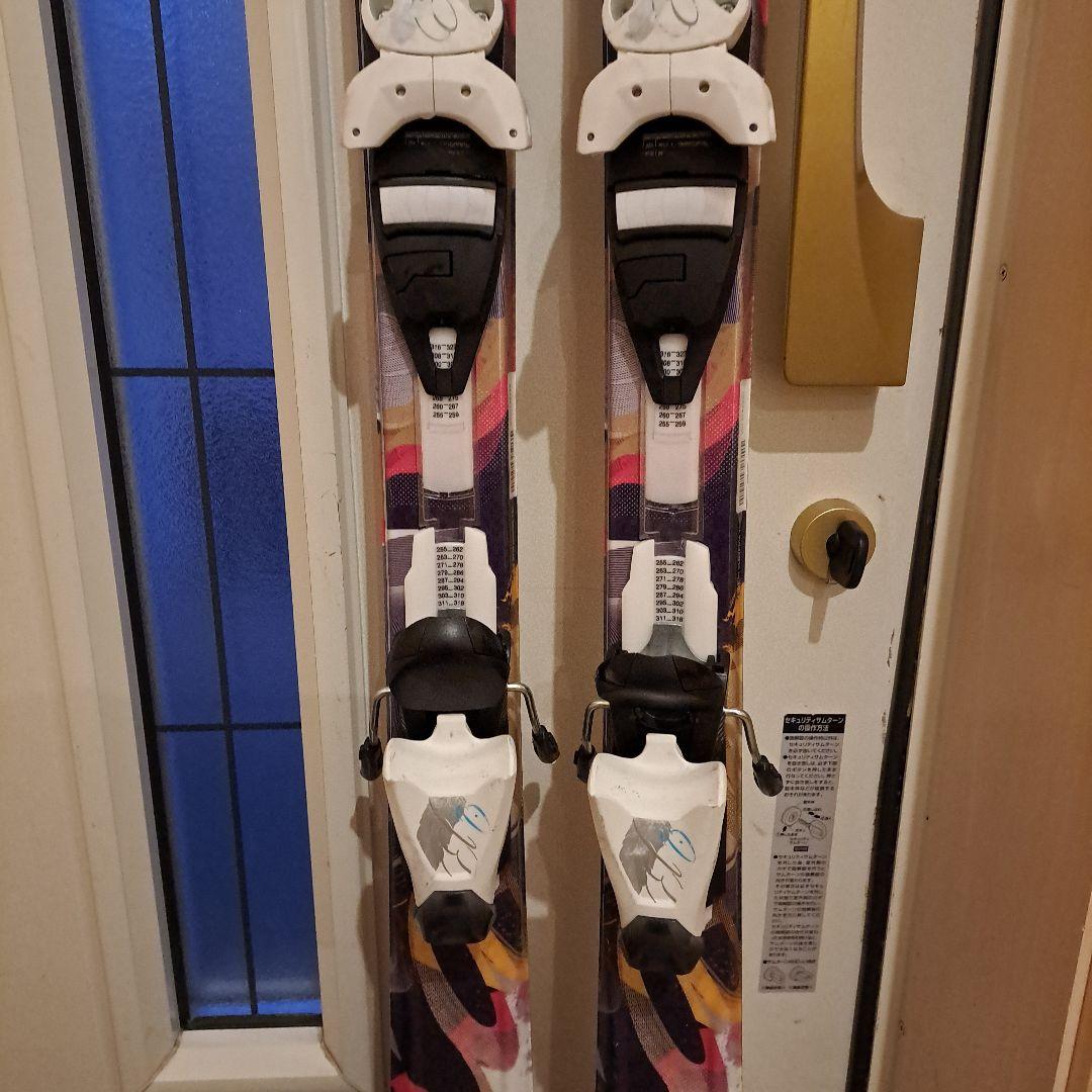 エラン スキー ピンク/ ビンディング付き