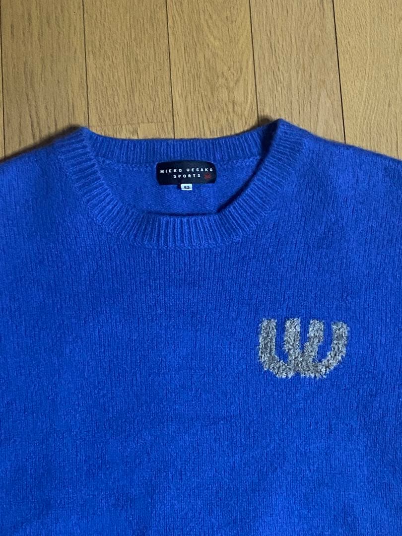 MIEKO UESAKO セーター カシミヤ混　ブルー系