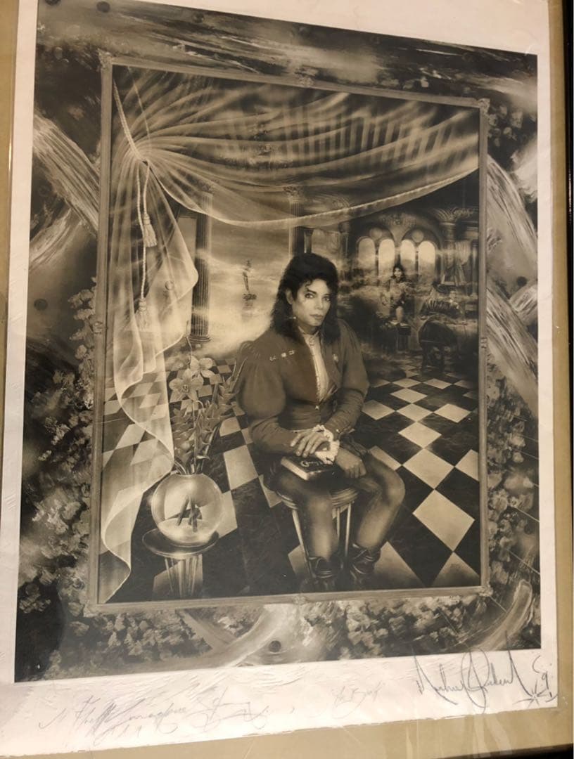 Michael Jackson autograph マイケルジャクソン直筆サイン