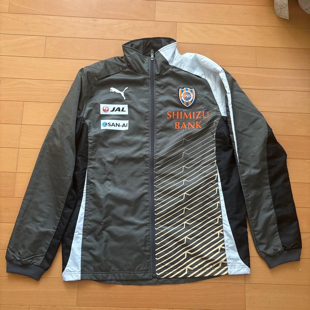 清水エスパルスPuma ウィンドブレーカー グレー/ブラック　Mサイズ