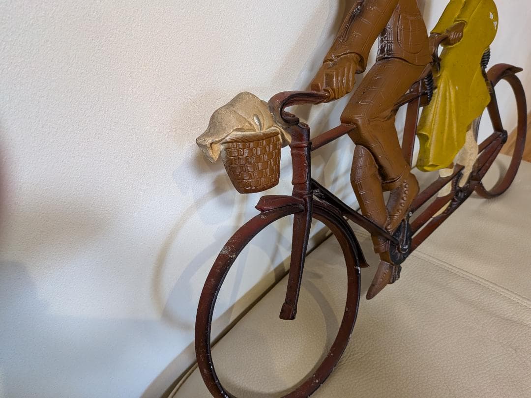 自転車マニア★ヴィンテージインテリア★タンデム自転車ウォールアート