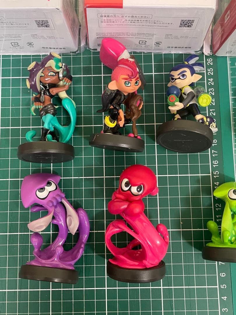 スプラトゥーン　amiibo まとめ売り　10体　タコ　イイダ　アオリ　等