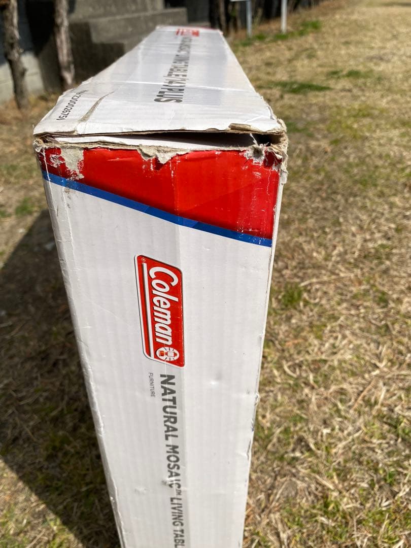 【mamechiyo】コールマン ナチュラルモザイクリビングテーブル