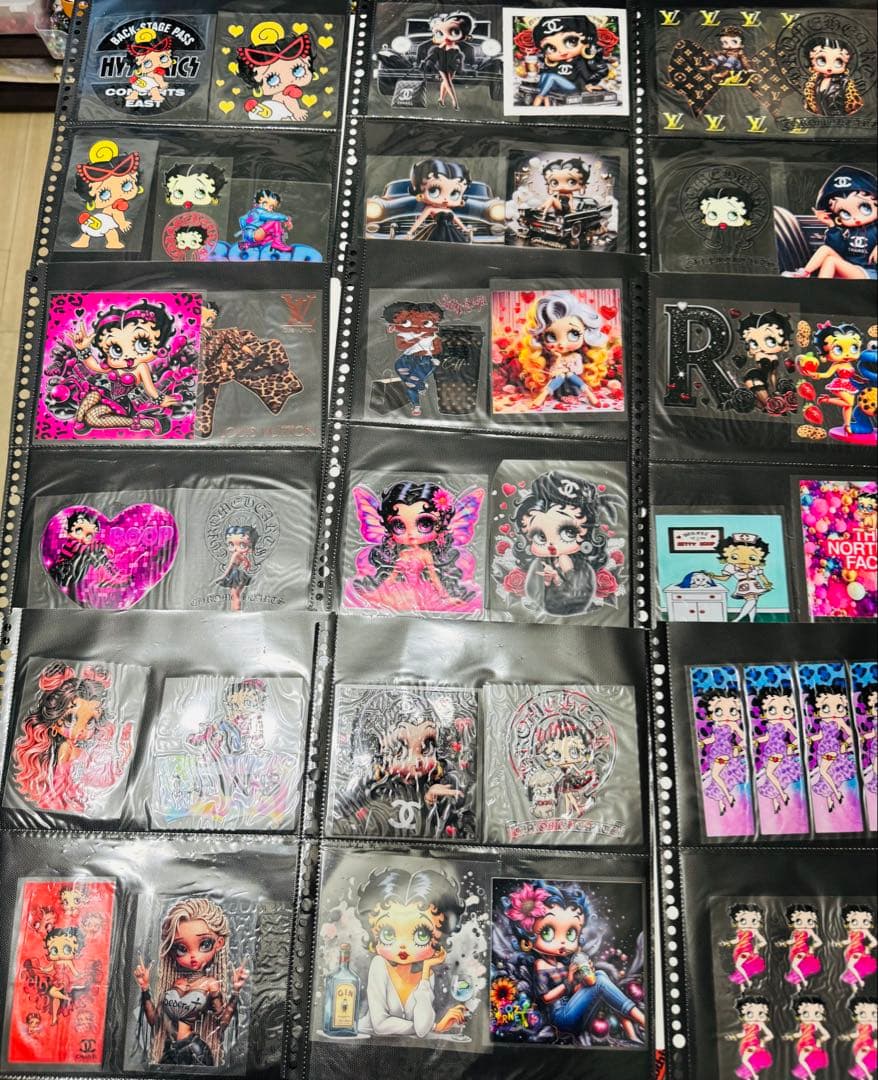 ベティ　転写シール　大量セット　ペンラ　ハーフ　カプラ　約700枚