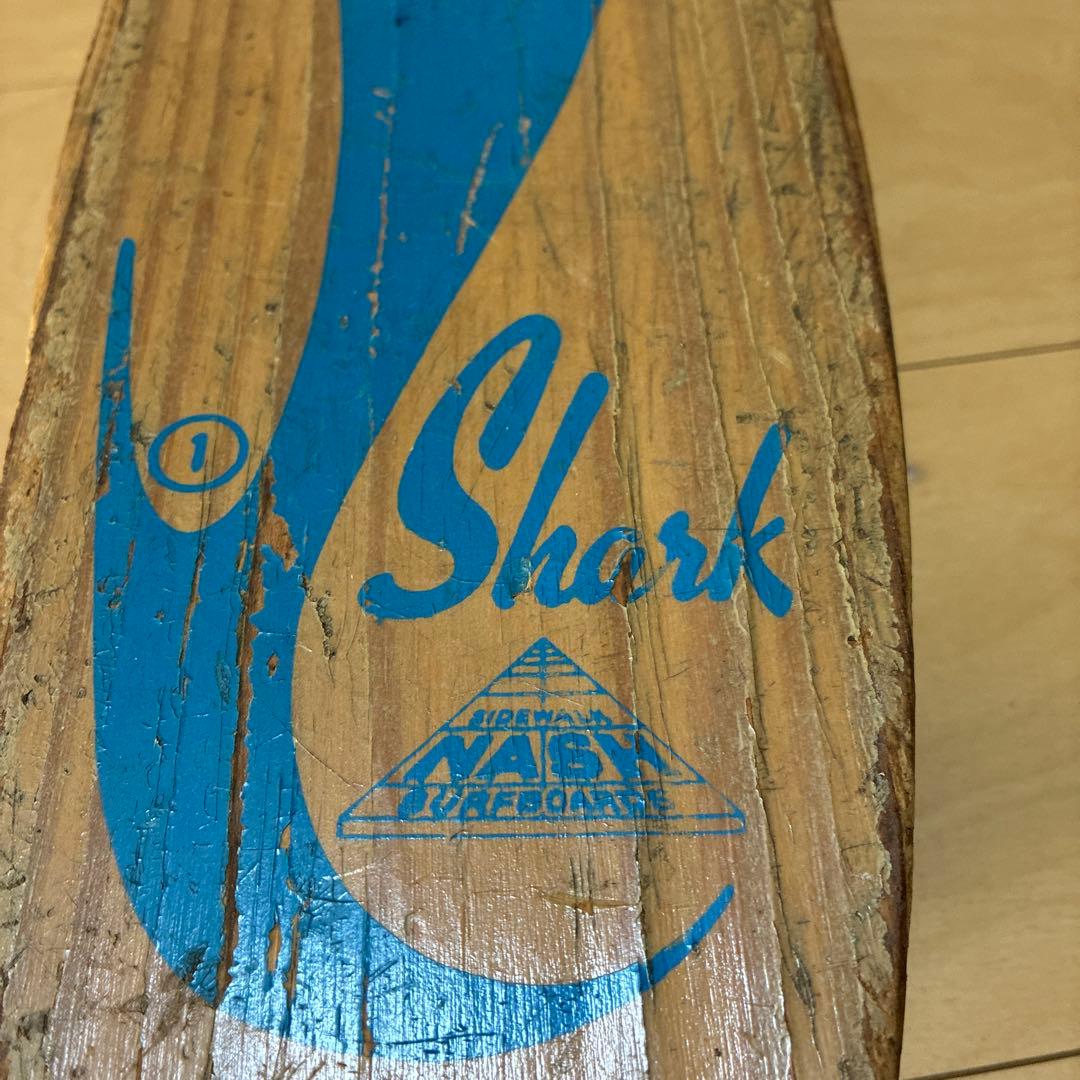 ビンテージ NASH ナッシュ スケートボード 鉄ウィール Shark スケボー