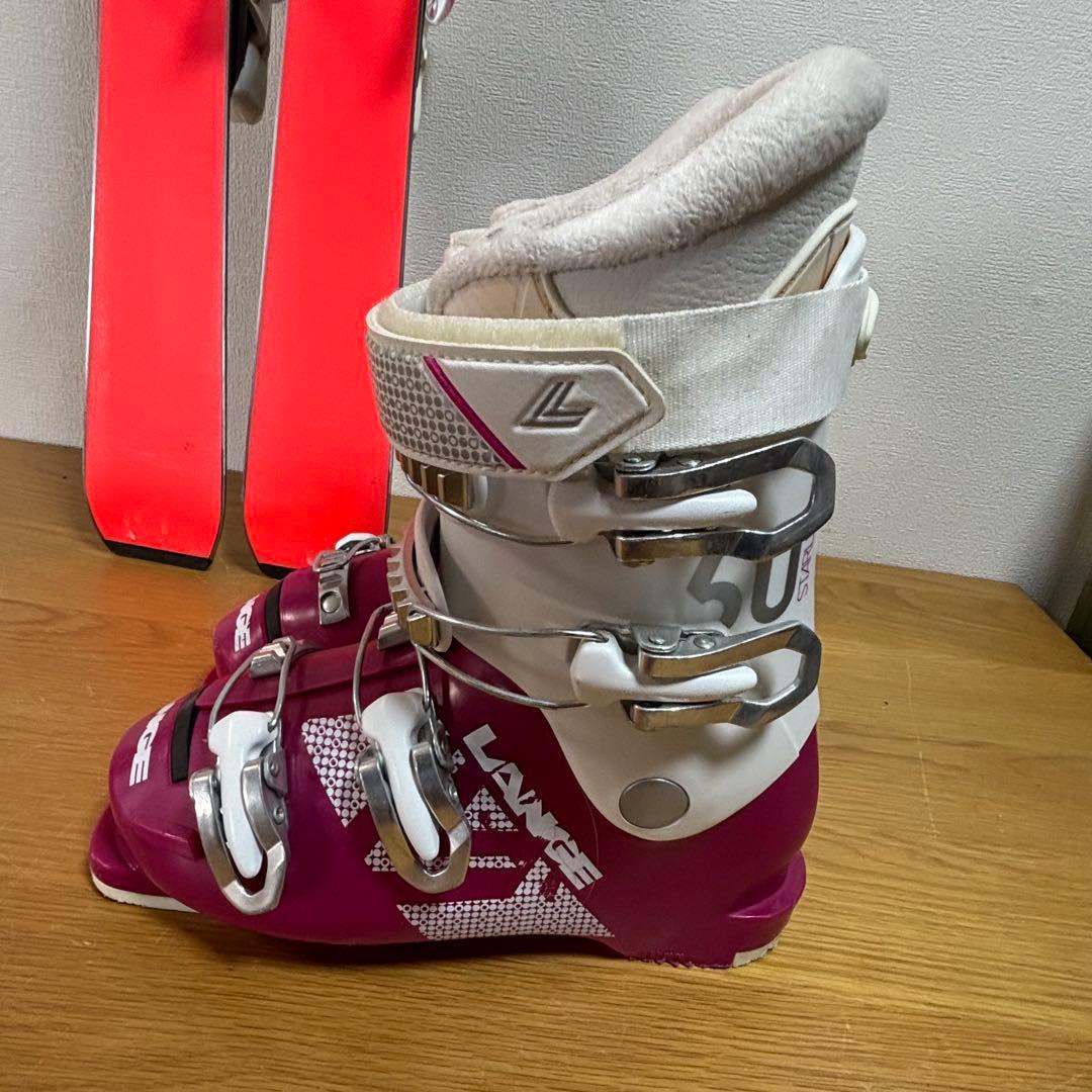 ジュニアスキーセット　ロシニョール　120cm 21-21.5cm ブーツ付