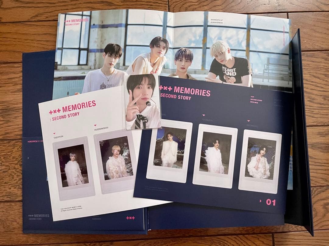 TXT メモリーズ SECOND STORY 2冊セット ボムギュ トレカ付き