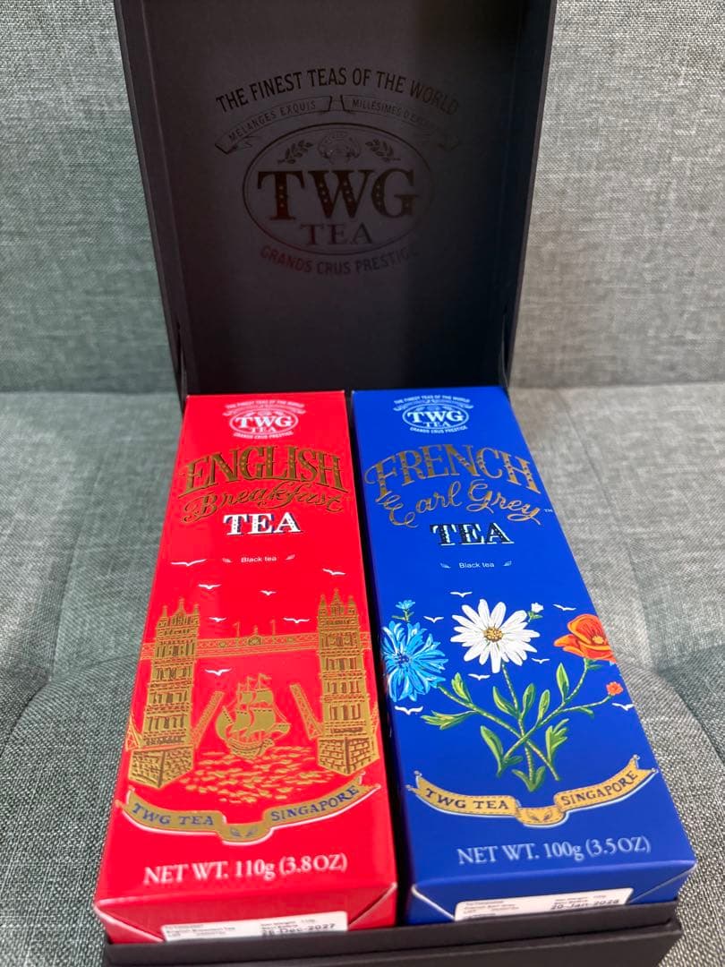【TWG 】新品 未開封 最高級紅茶ギフトボックス2缶セット 定価12,096円