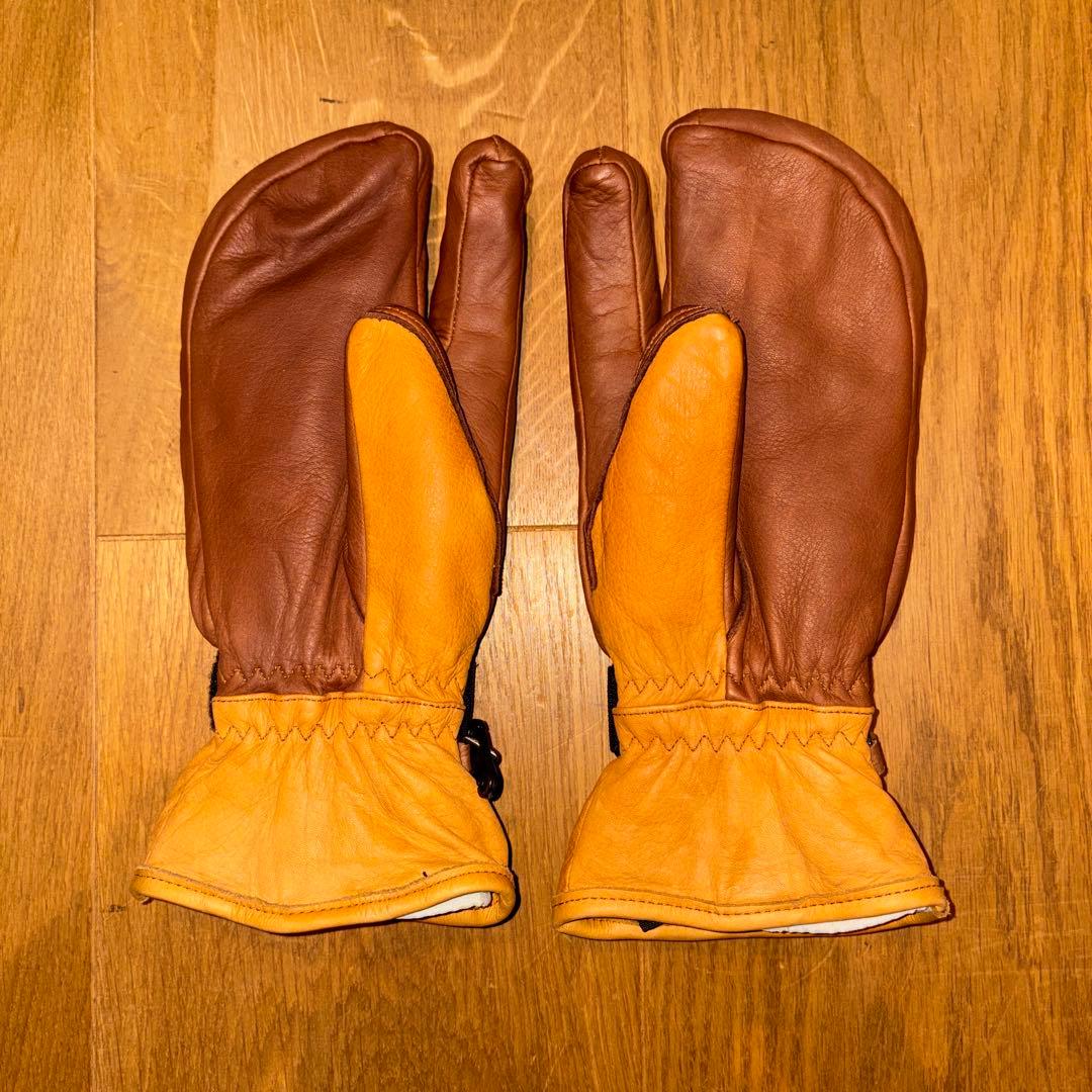 HESTRA グローブ スノーボード 3フィンガー　ヘストラ レザーグローブ