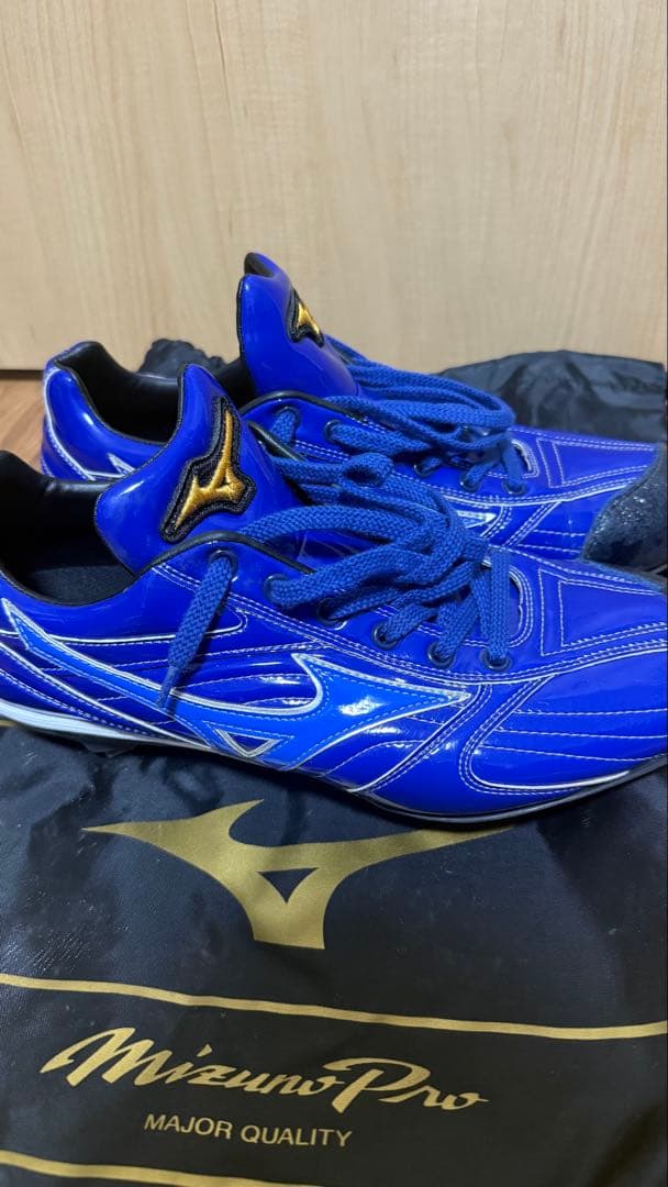 MizunoPro 青 スパイク 野球 ミズノプロ