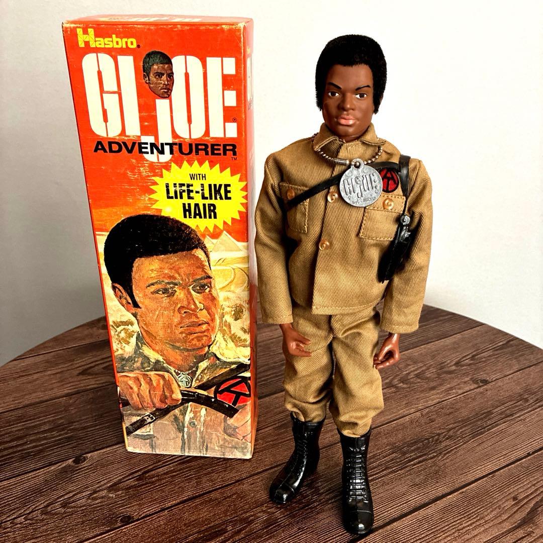 当時物　GIJOE ブラック・アドベンチャー　1970年 　BOX付