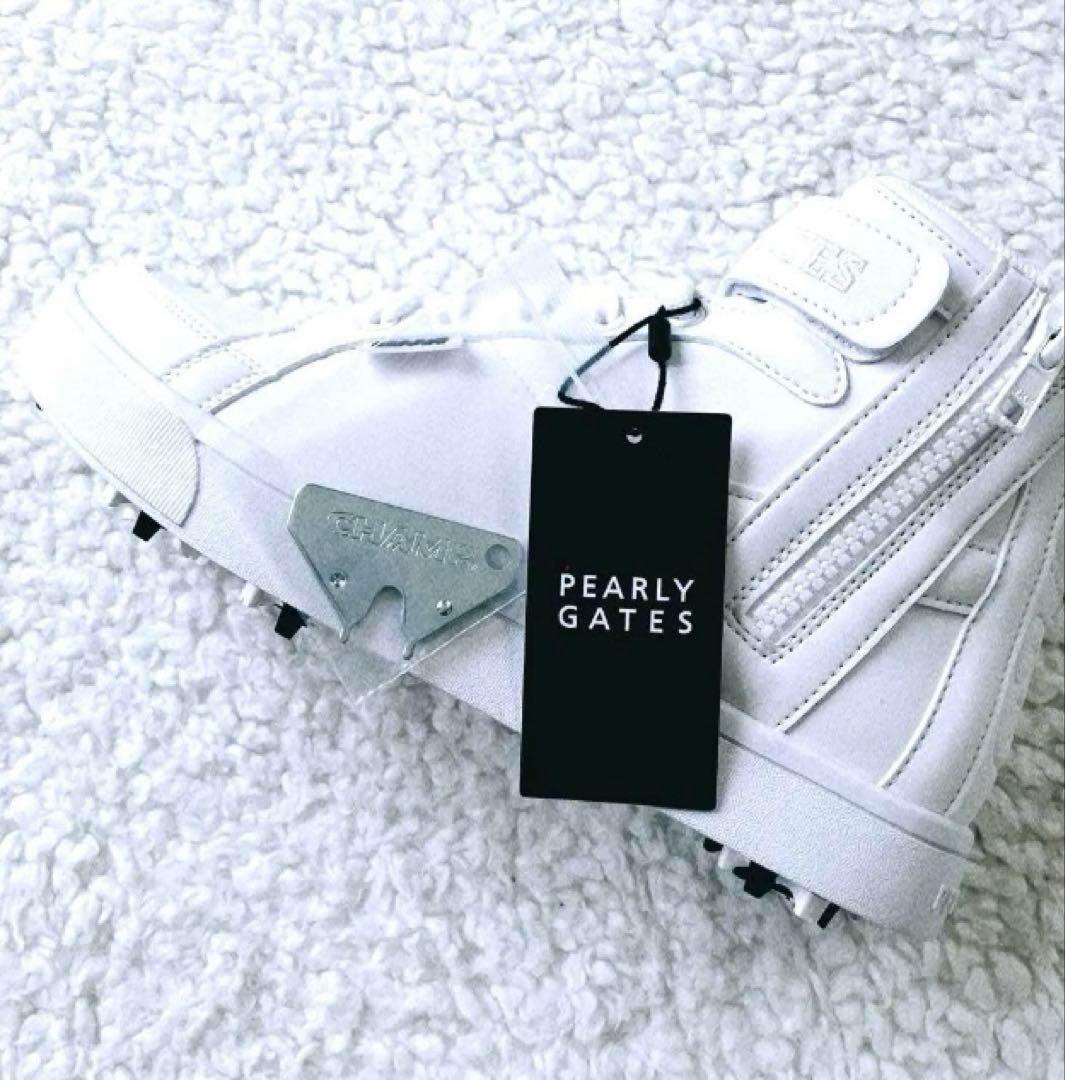 【35,200円新品】パーリーゲイツ　ゴルフ ミドルカット スパイク 23.5