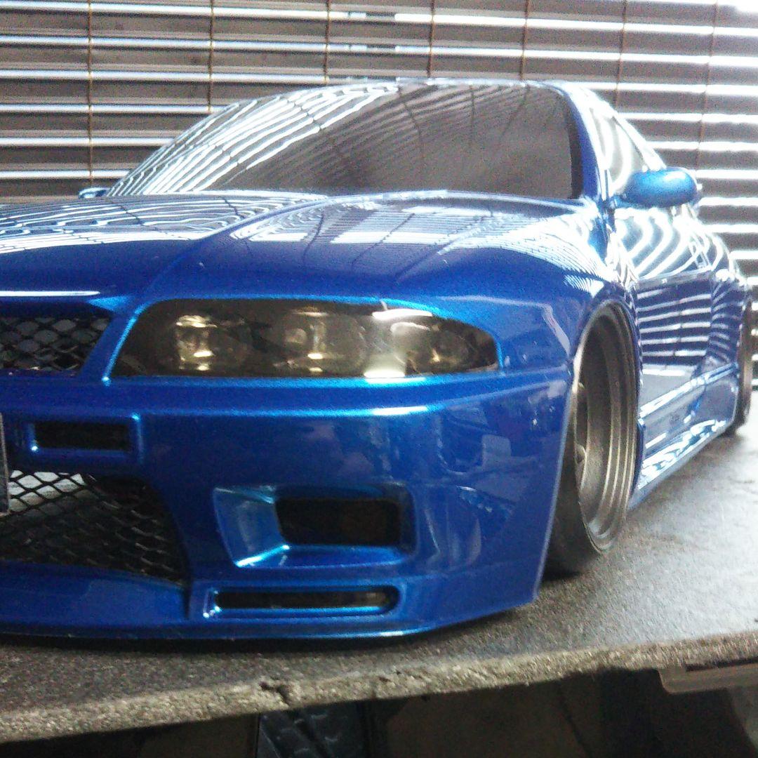 確認用 タミヤ製 1/10 skyline R33 ボディー