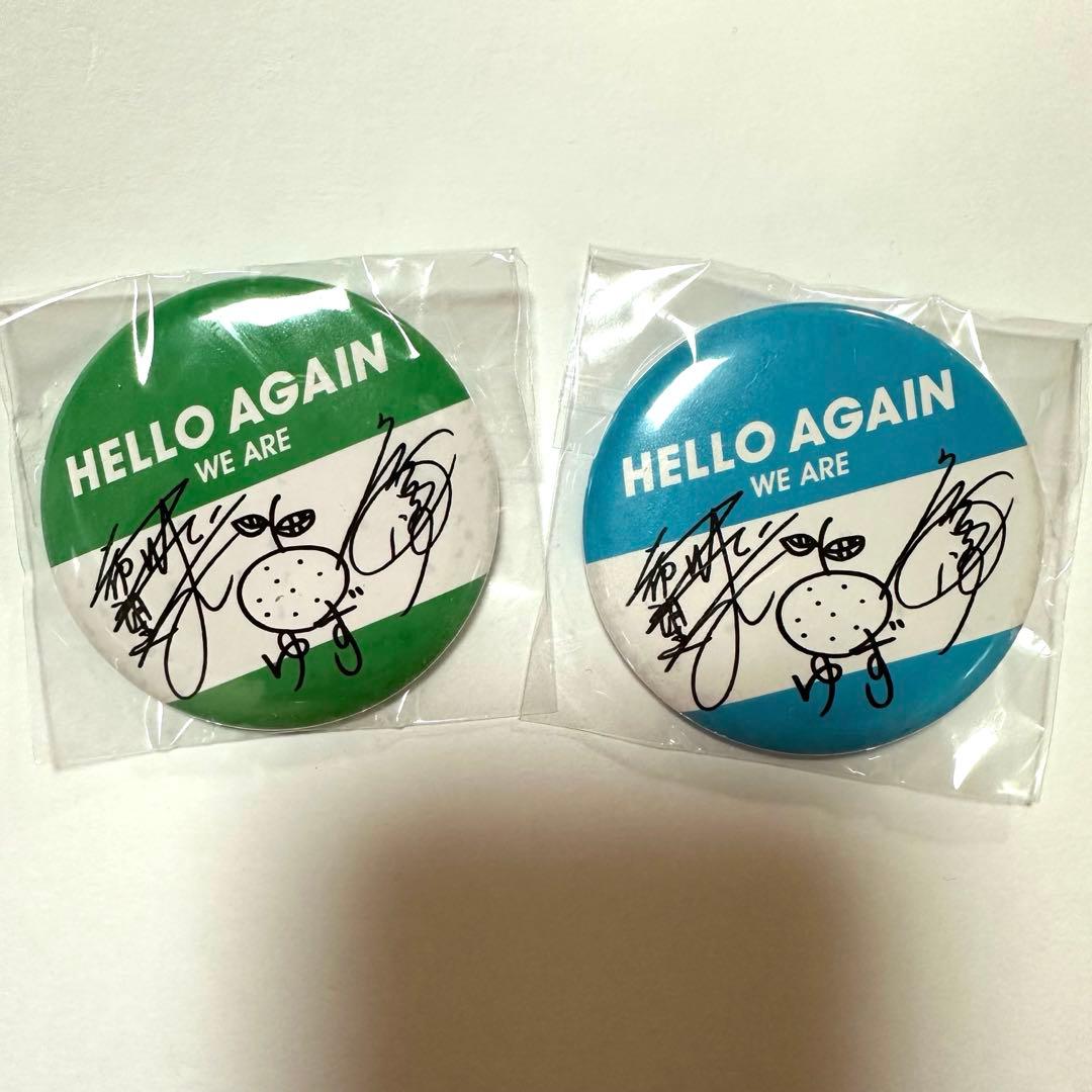 ゆず　ガチャ　AGAIN 北川悠仁　岩沢厚治　缶バッジ　シークレット　新品