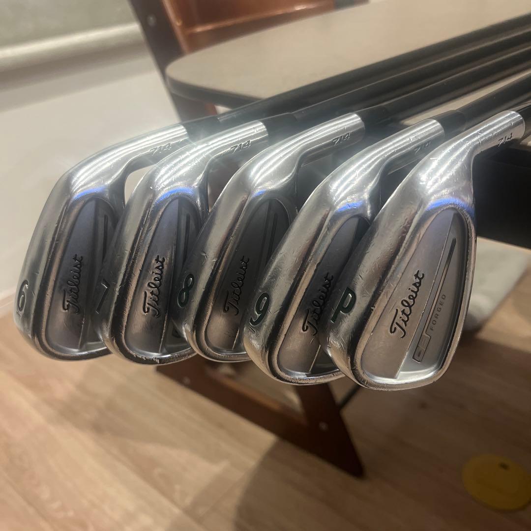 Titleist 714cb アイアンセット オニキスブラック105
