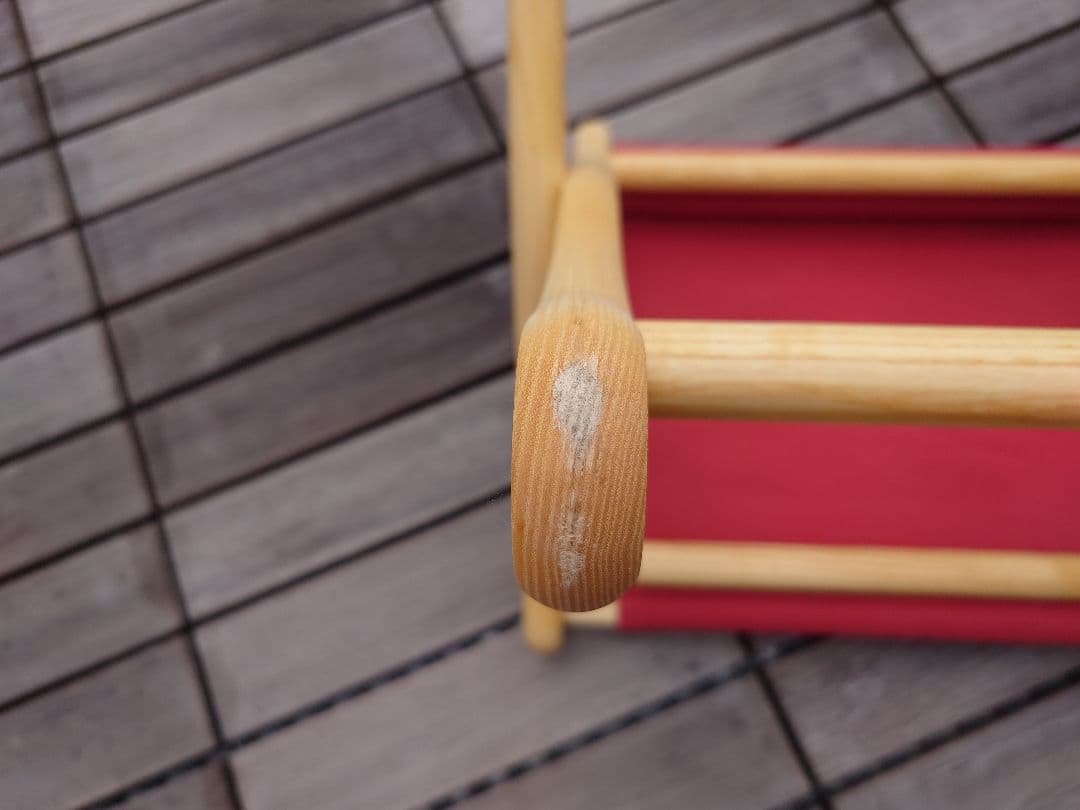 EIチェア／キャニオンレッド／キャンプスツール／ESSEX INDUSTRIES