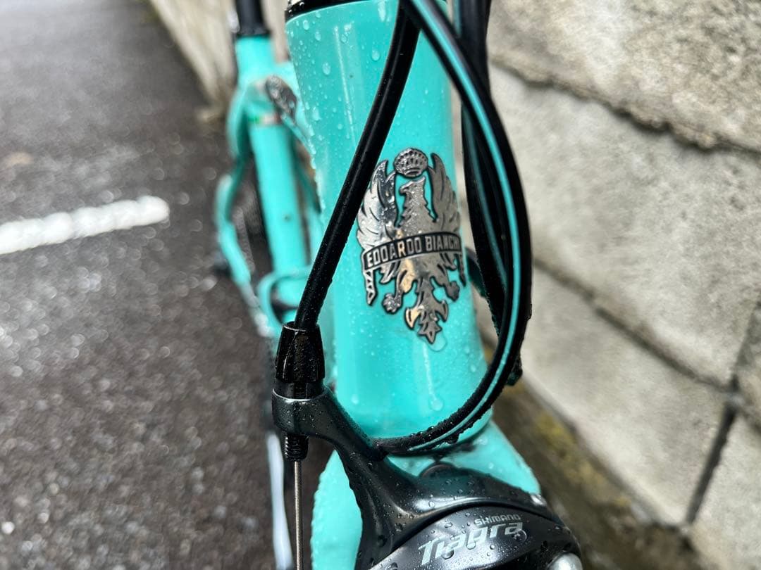 夕Bianchi ロードバイクチェレステTiagra20段変速46size