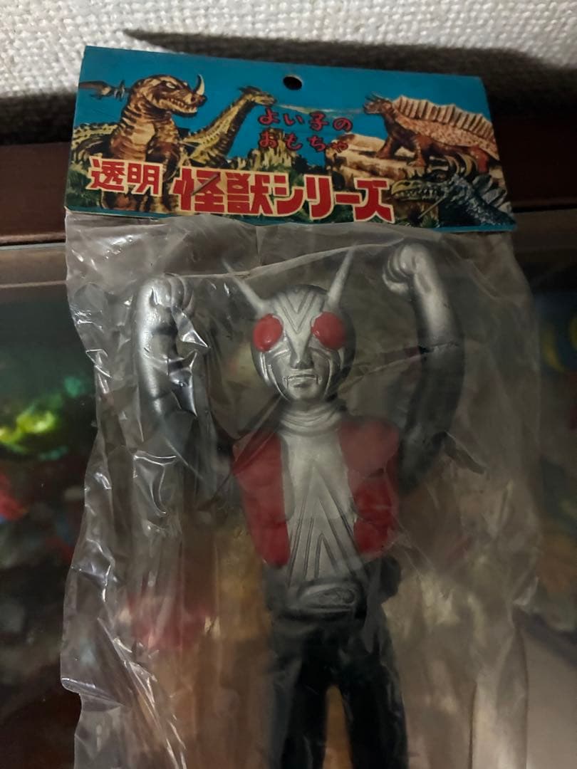 当時物・無版権　パチソフビ　ライダーマン　未開封