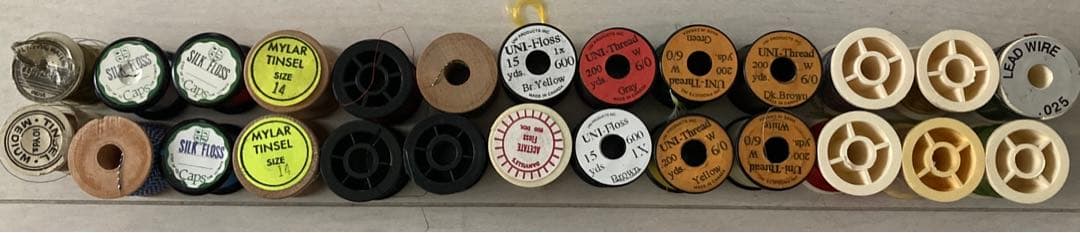 フライタイイングスレッド、ワイヤーセット売り