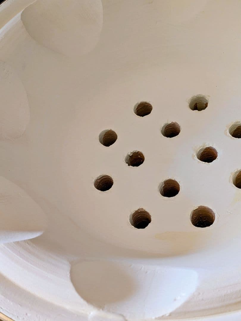 【極希少】丸和工業 ひまわり七輪 320 真鍮巻 能登天然珪藻土 切り出し