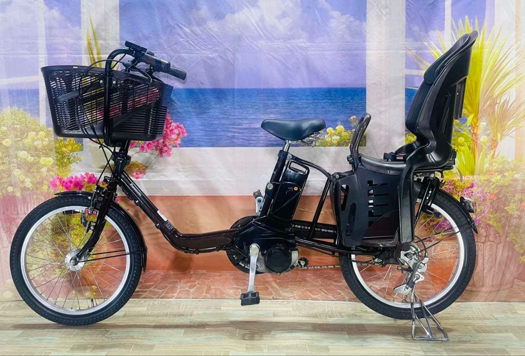 週末限定！パナソニックギュット⭐️13AH！子供乗せ電動アシスト自転車Y3260