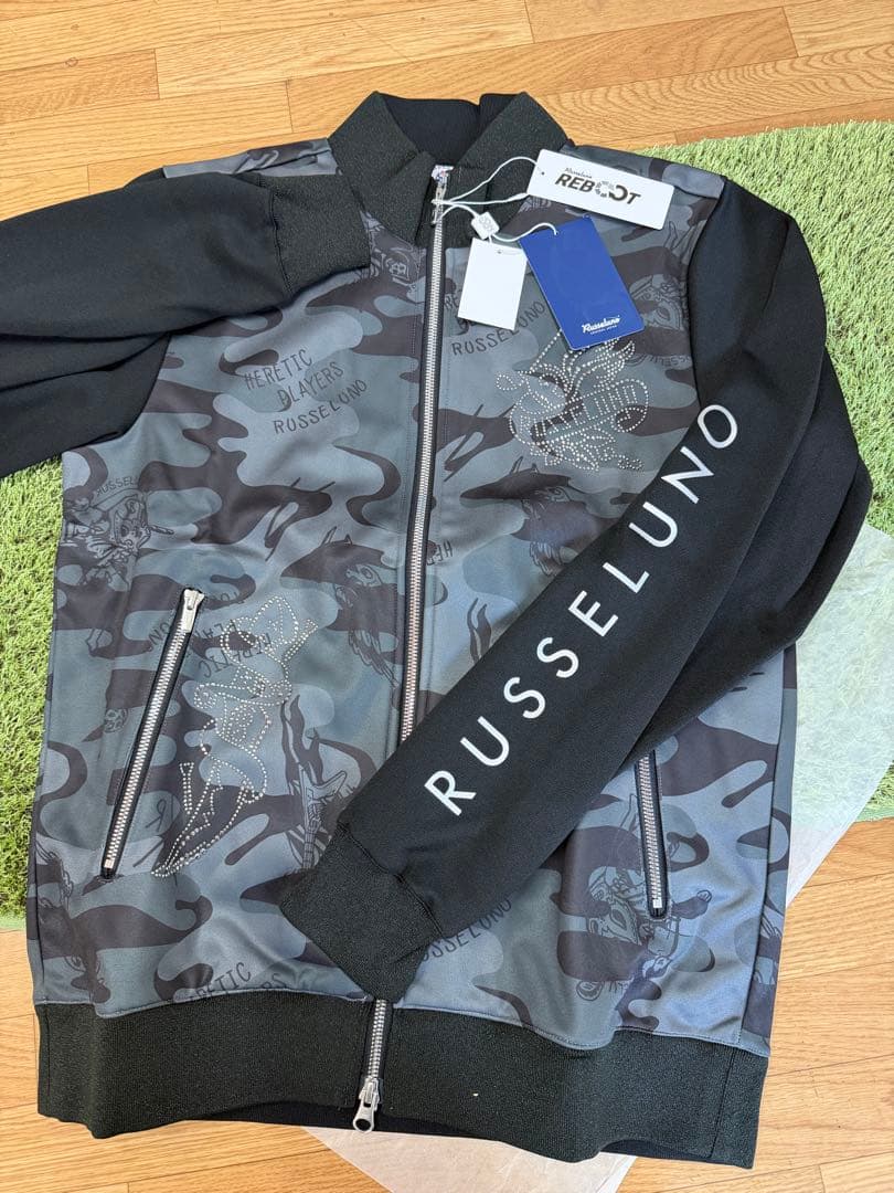新品正規品【RUSSELUNO/5】スカジャン風ジャケット裏起毛フリースルチャ