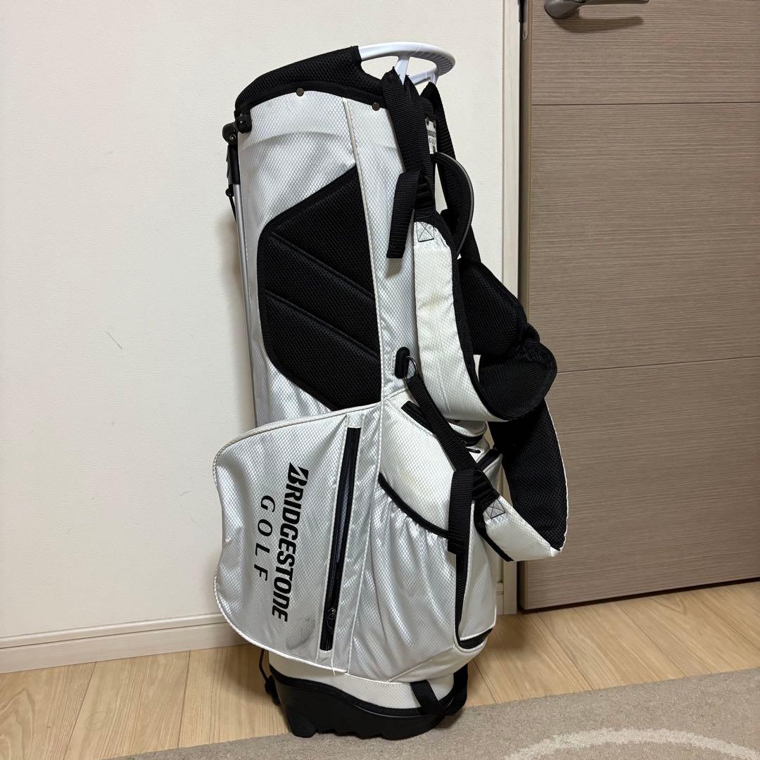 【23日迄値下げ】BRIDGESTONEゴルフ キャディバッグ スタンド付き