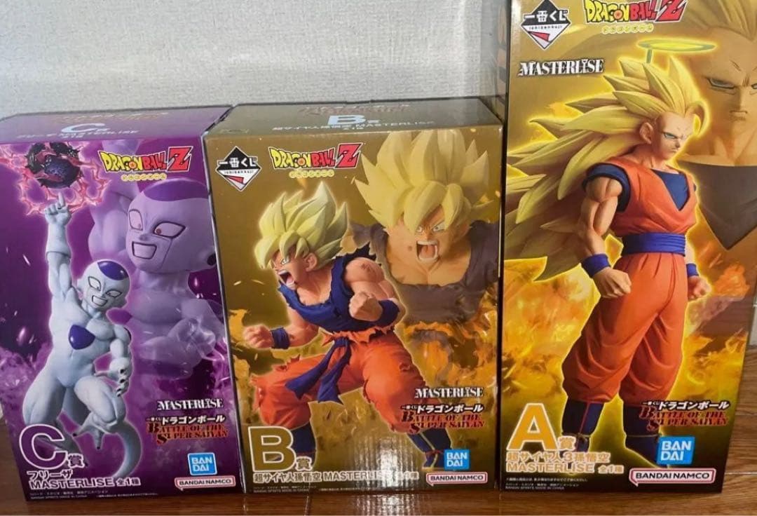 一番くじ ドラゴンボール　MASTERLISE A賞B賞C賞 3体セット
