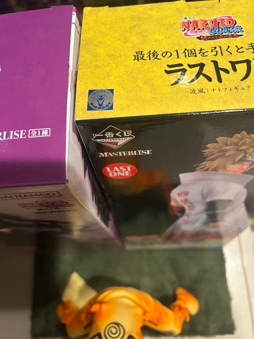 ナルト 一番くじ ラストワンセット ミナト マダラフィギュア ナルト九尾チャクラ