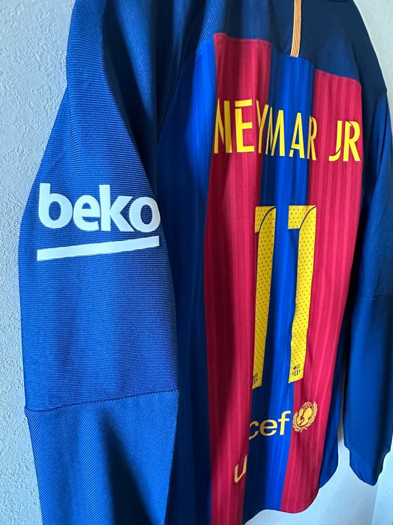 【ネイマール#11】バルセロナ 選手支給 ユニフォーム 16/17