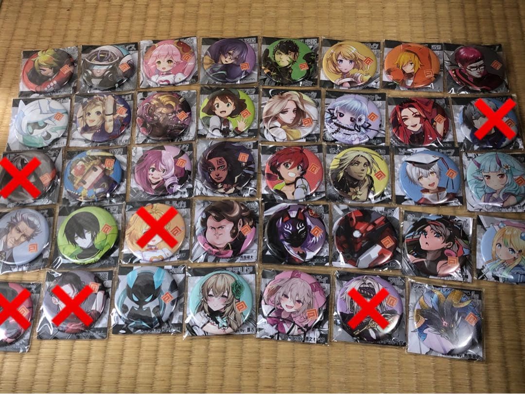 コンパス非売品缶バッジ 全種類(残りのみ)