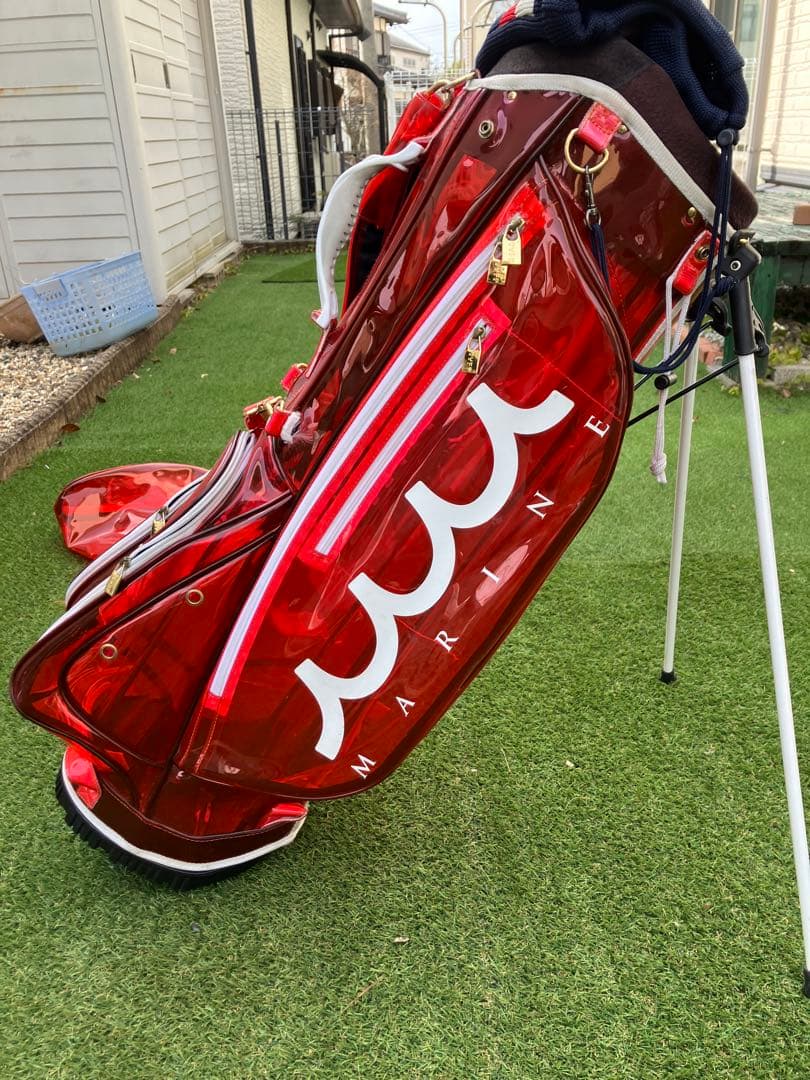 muta MARINE キャディバッグ レッド