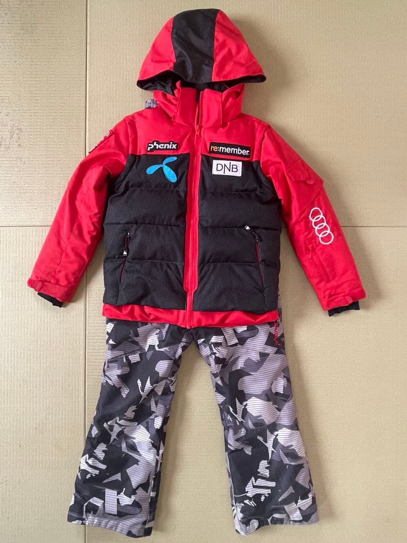 phénix ジュニア スキーウェア 上下セット 130cm