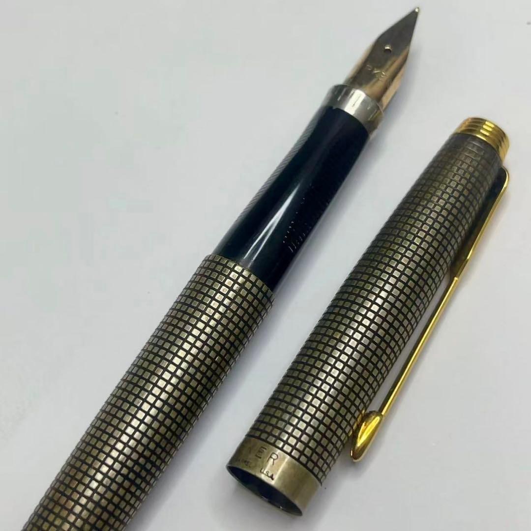 PARKER パーカー スターリング キャップ&バレル 万年筆 14k