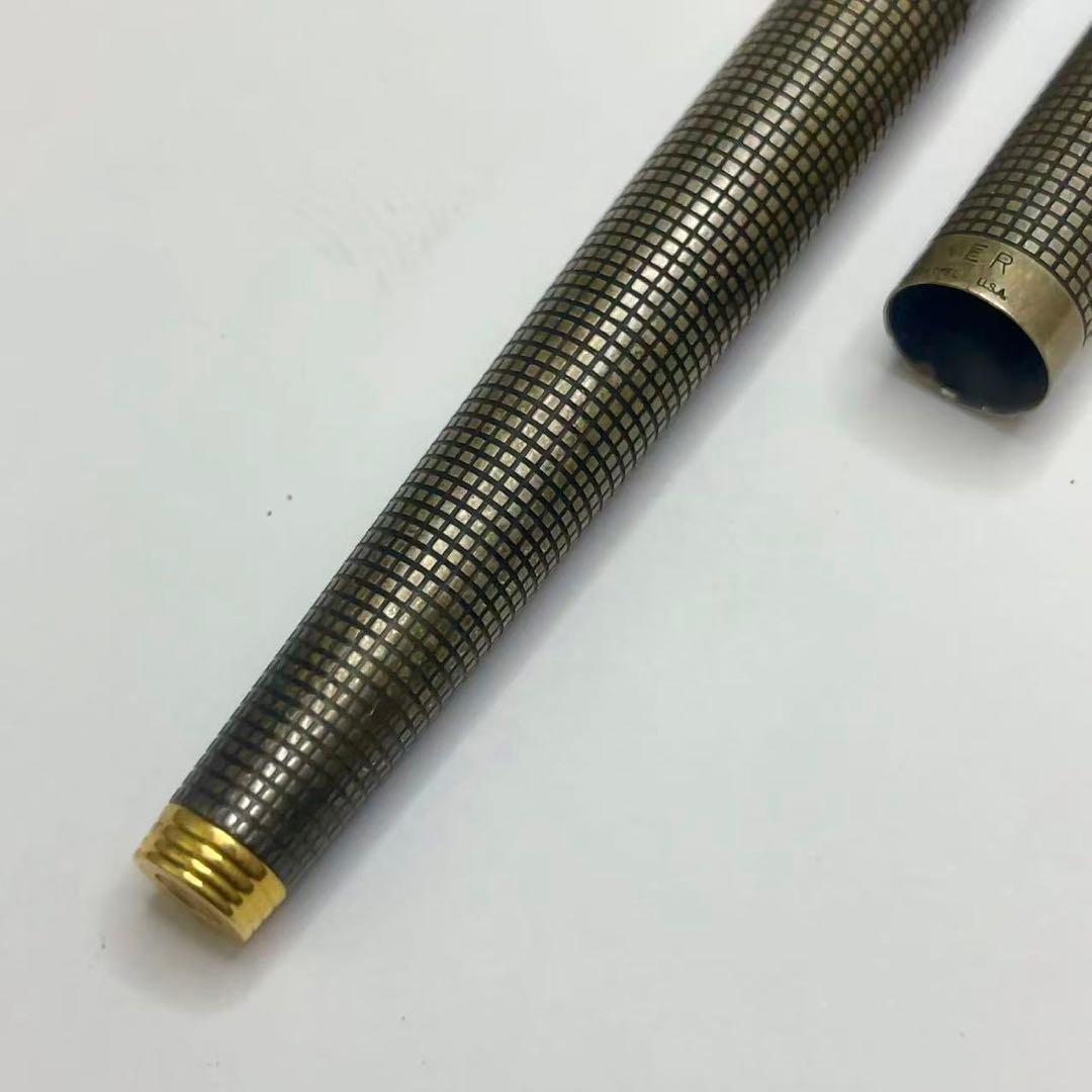 PARKER パーカー スターリング キャップ&バレル 万年筆 14k