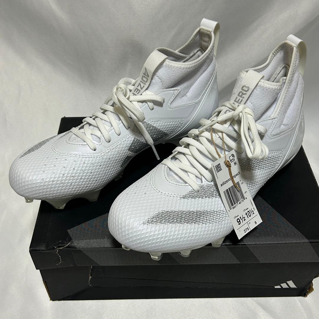 Adizero Impact Cleats　WHT/SIL　27.5㎝　N