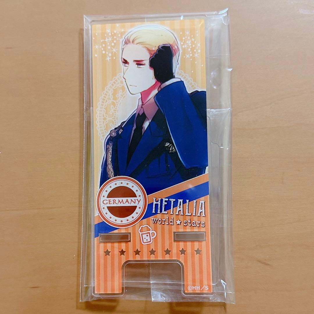 ヘタリア ドイツ アクスタ 原作絵 マルチスマホスタンド