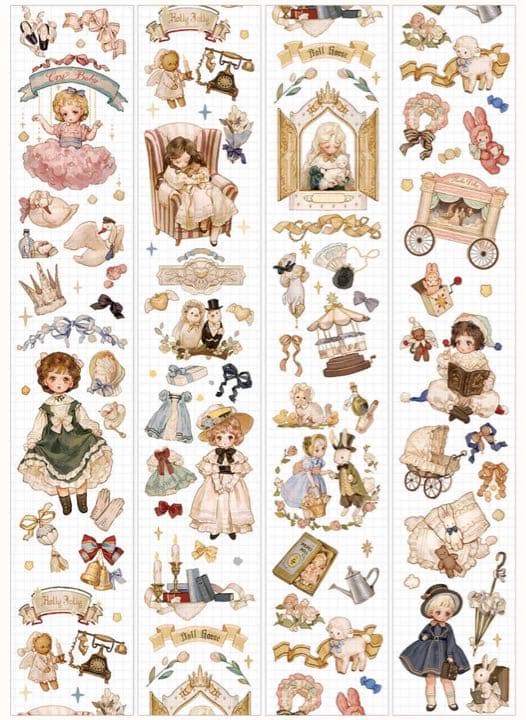 海外マスキングテープ 画匣子 切り売り No.130