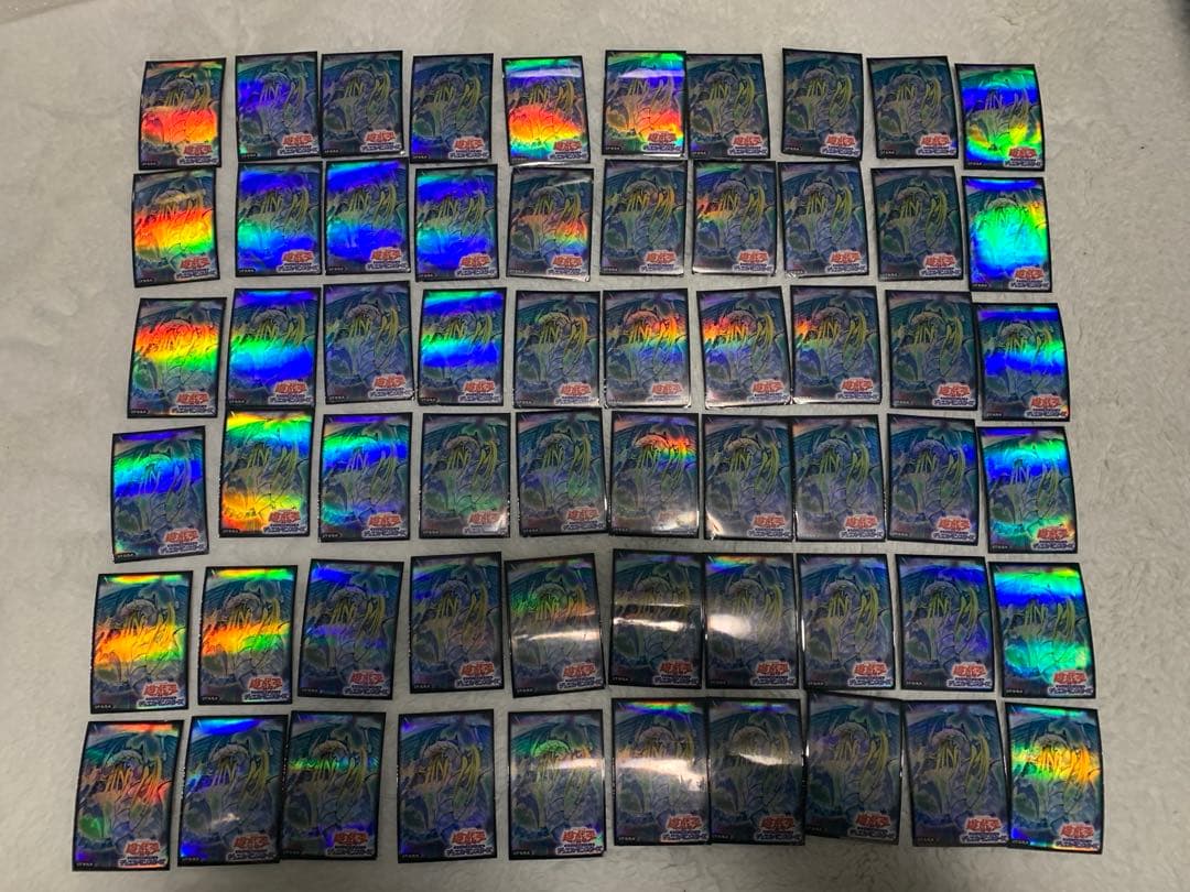 【値下げ可】遊戯王　スリーブ　レインボードラゴン　公式　プロテクター60枚セット