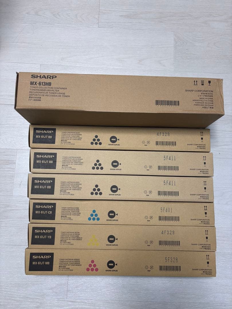 SHARP MX-61JTトナーカートリッジセット 純正