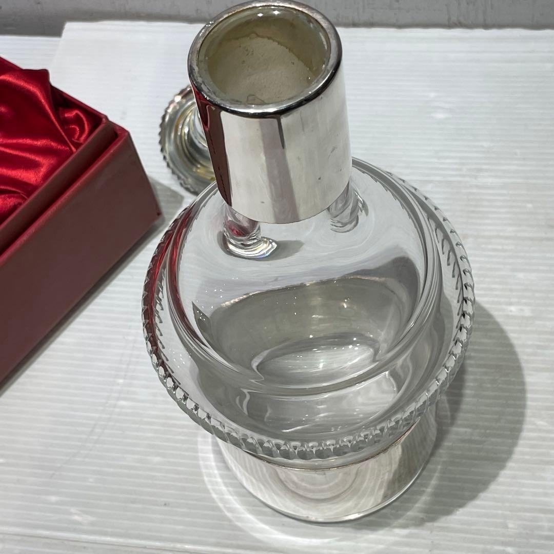 カミュ CAMUS バカラボトル シルバートップ 空瓶 化粧箱