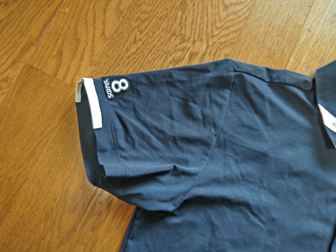 8yards 8YARDS ネイビー ポロシャツ 美品 サイズL ハチヤーズ