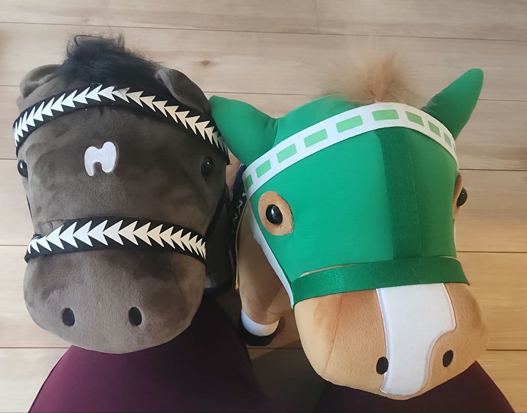 BIGぬいぐるみ　サラブレッドコレクション　サイレンススズカ　ディープインパクト