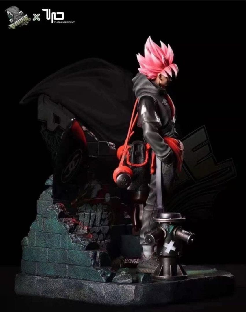 【ドラゴンボール】悟空ゴクウブラック×スーパーサイヤ人 ガレージキットフィギュア