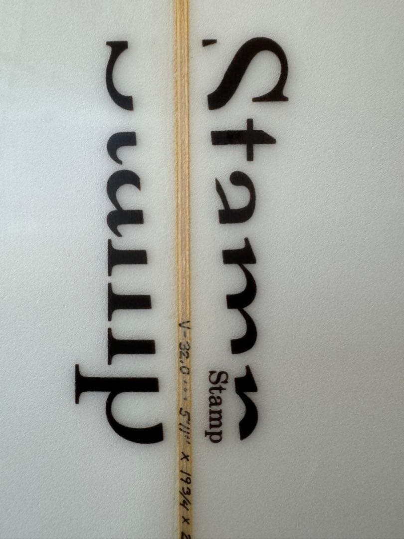 ジャスティスサーフボード Stamp. キャロルシェイプ