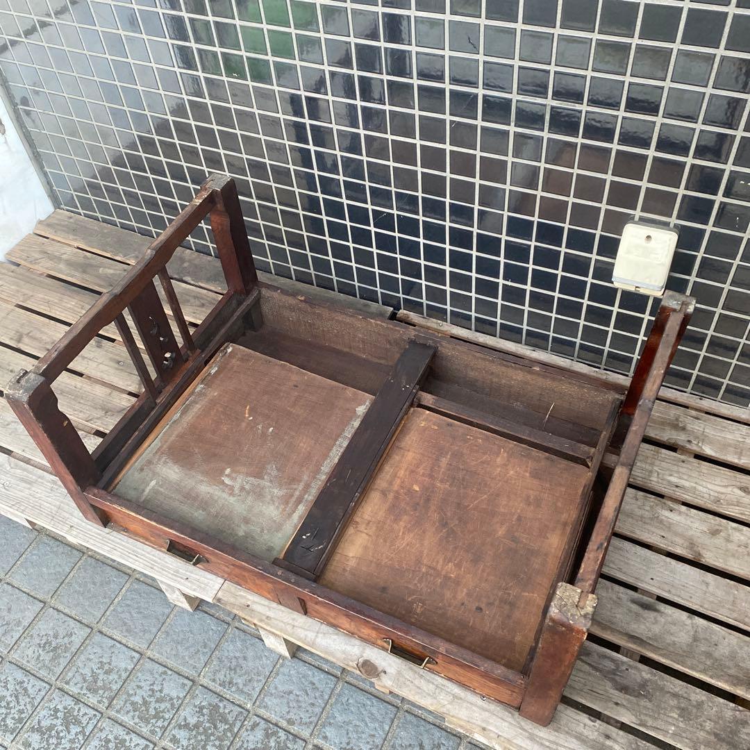 時代物 文机 骨董品 古民家 古家具 インテリア 店舗什器 昭和レトロ