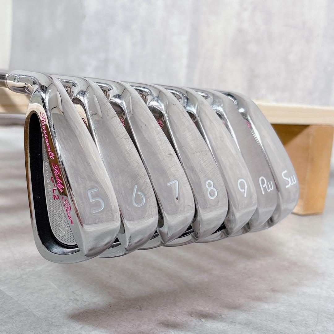 T139 左 希少 ルーズベルトテディベア ゴルフクラブ レディース フルセット