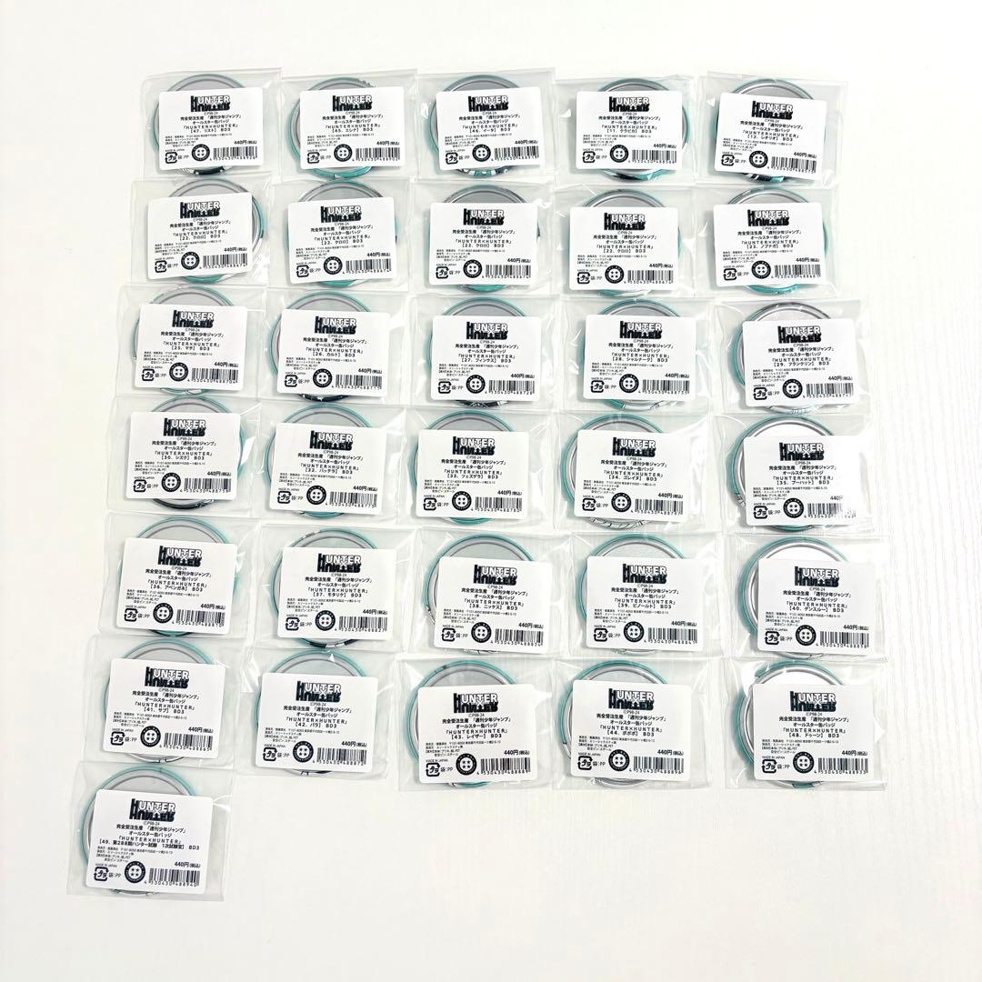 HUNTER × HUNTER オールスター缶バッジ グリードアイランド 31点